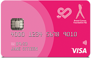 SBS Pink Ribbon Visa Credit Card