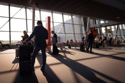 business traveller airport lounge