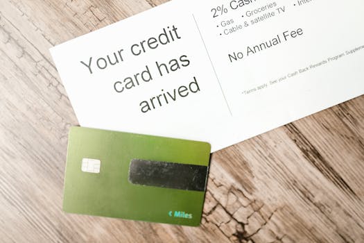 Cashback credit card